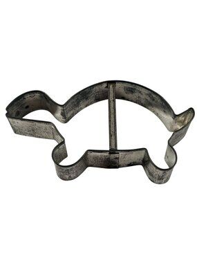 Vintage Turtle Tortoise Shaped Metal Cookie Cutter Dinosaur Kids